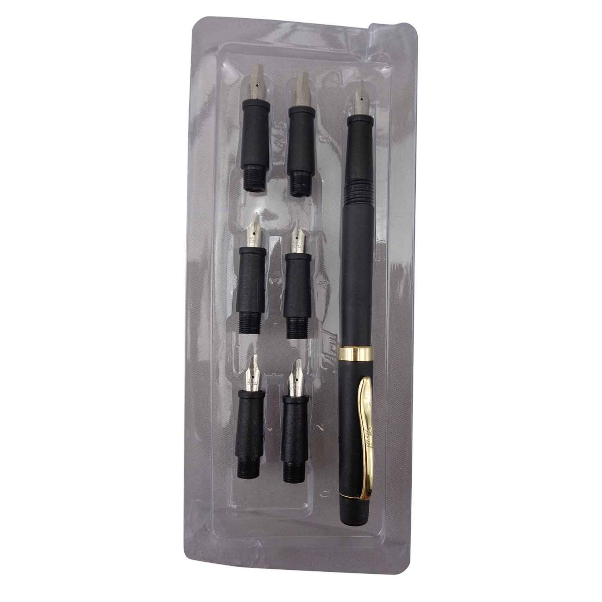 Arul Art No22 Calligraphy Pen Model15804 Black Color Body With 6