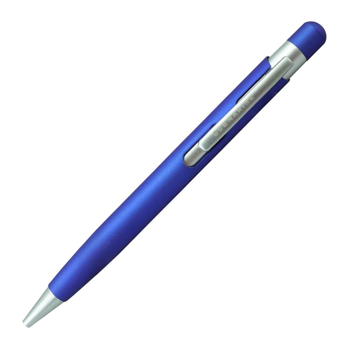 Submarine  745 Model:15923   Mat Finish Royal Blue  Color Body  With Mat Finish Silver Clip  Fine Tip Click Type Ball Pen
