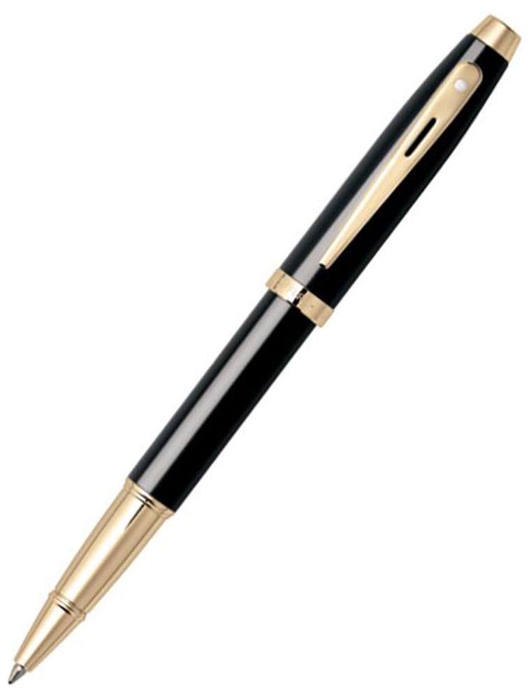 Sheaffer 100 9322 Model:16301 Gloss Black With Gold Tone Trim Roller Ball Pen