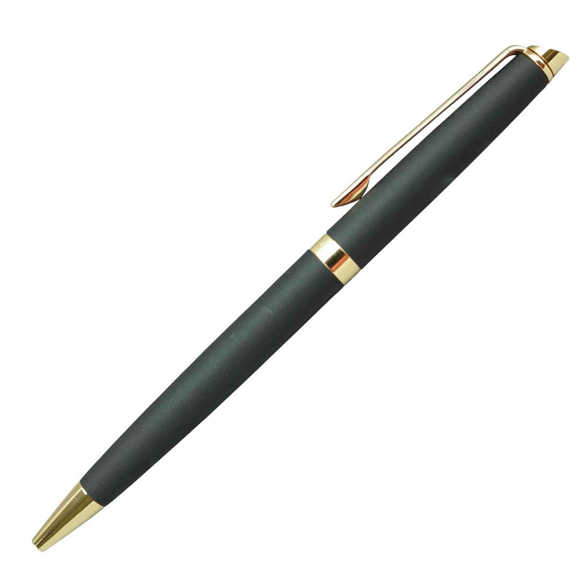 Waterman Hemisphere Model:16081 Slip Matte Black Color Body With Gold Clip Twist Type Medium Tip Ball Pen