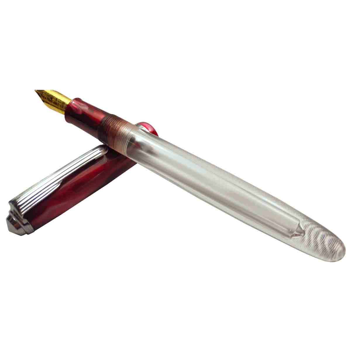 Wality Airmail 69T Model16211 Marrown Color Marble Finish Cap With