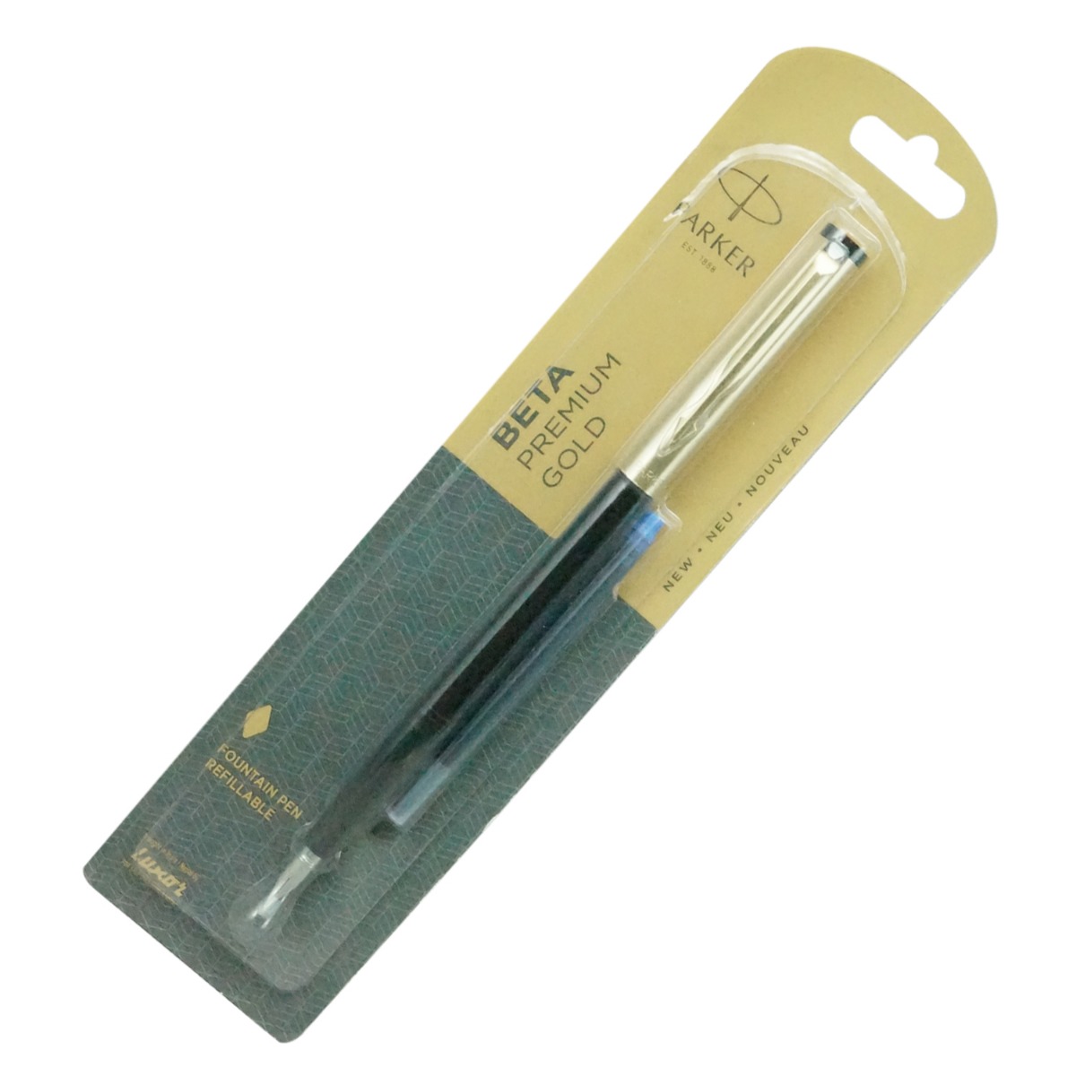 Parker Beta Premium Gold Model: 16251 Black Color Body with Gold