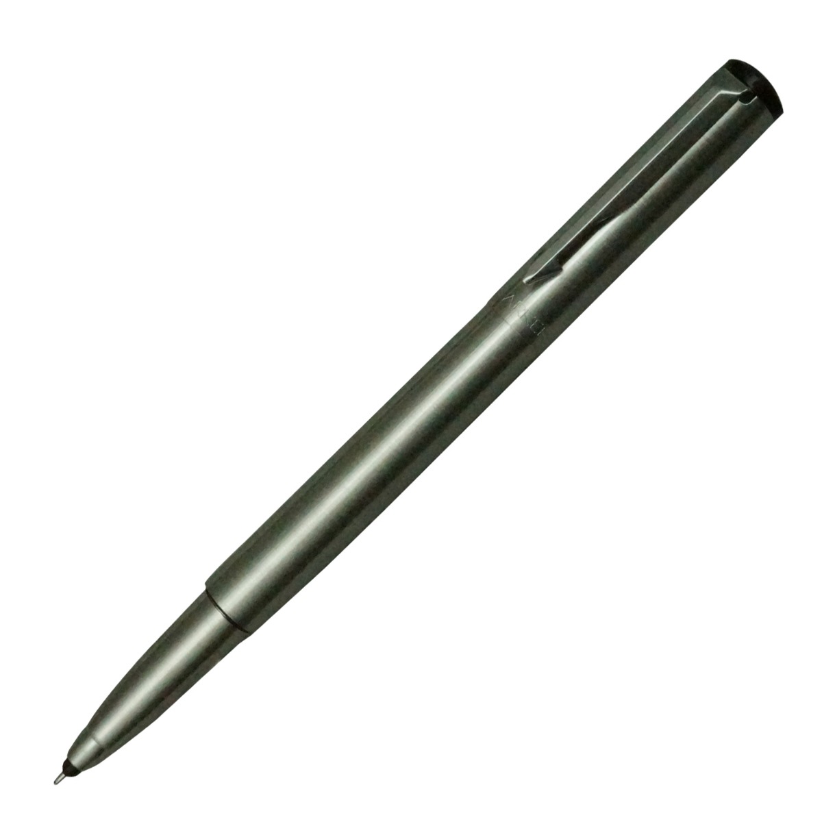 Parker  Vector  Model:16379  Silver Stainless Color  Body  With Silver  Cap Type Roller  Ball Pen