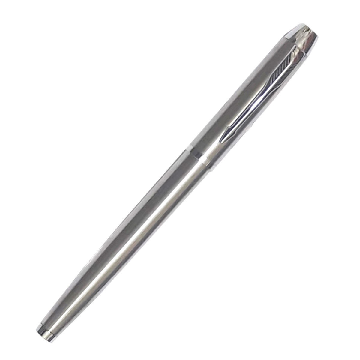 Penhouse Model:16902 Full Silver   Color Body  With Silver Clip  Cap  Type Roller  Ball Pen