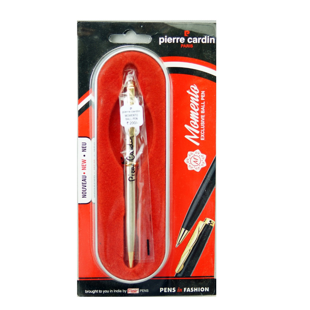Pierre Cardin Momento Model:16986 Slim Full Silver Color Body With Twist Type Ball Pen