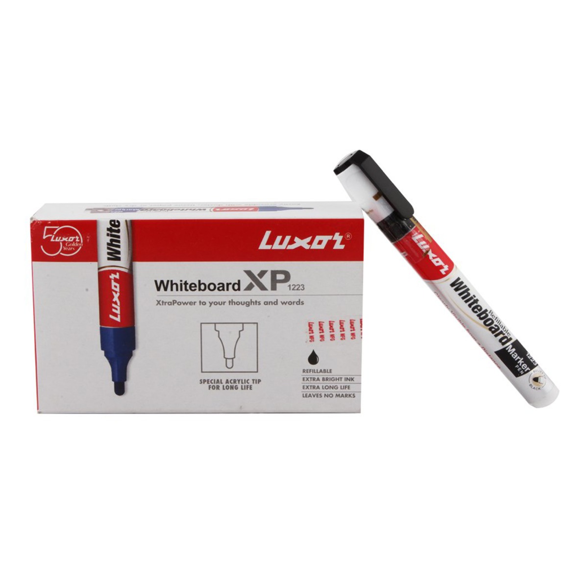 Luxor Model:17007  Black Color  Ink Whiteboard Erasable  Marker