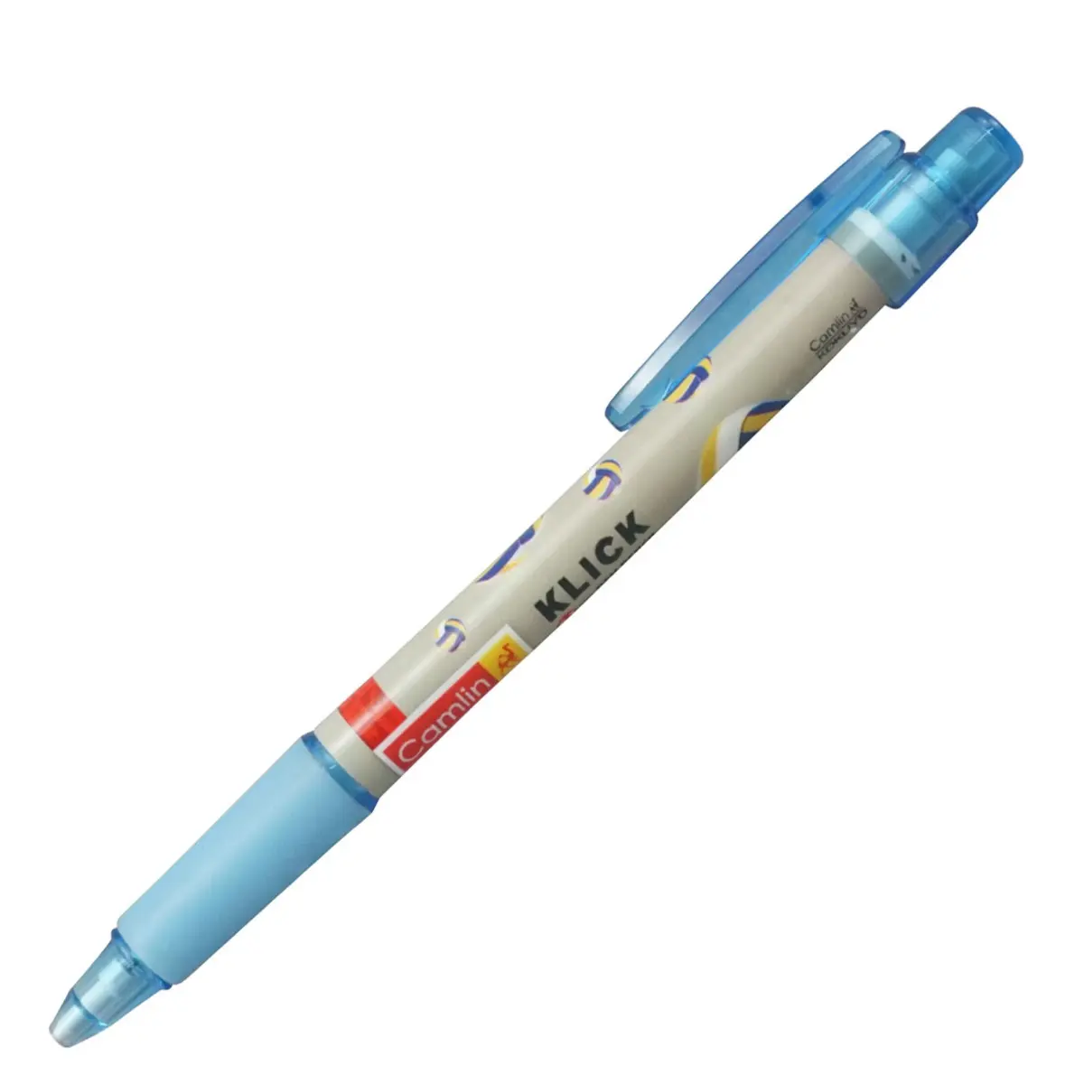 Gel Camlin Ball Pen Camlin Klick Model 17298 Blue Color Body - Main Image