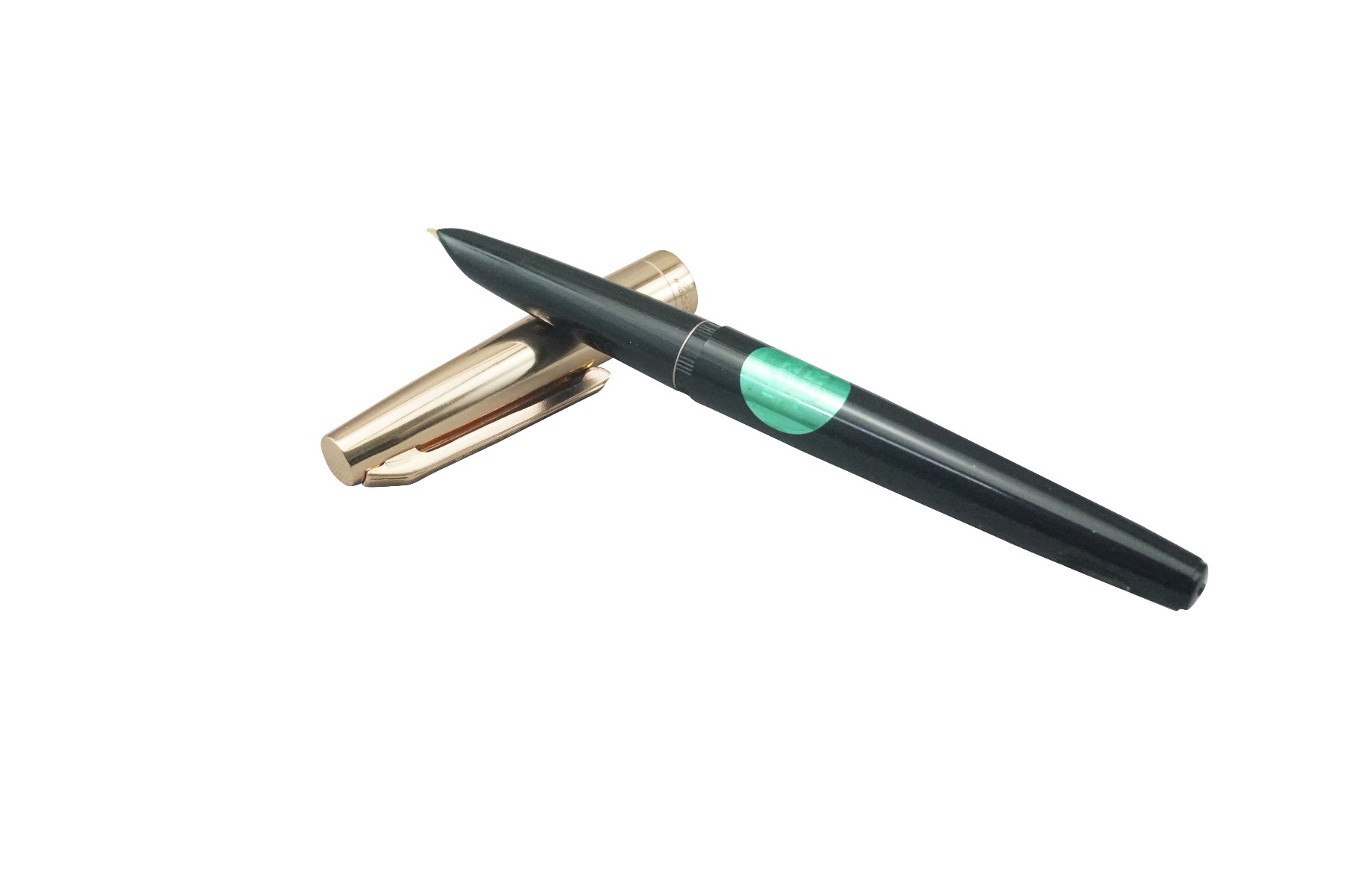 Hero 332 Model:17321 Gold Cap With Black Body Fine Nib Fountain Pen