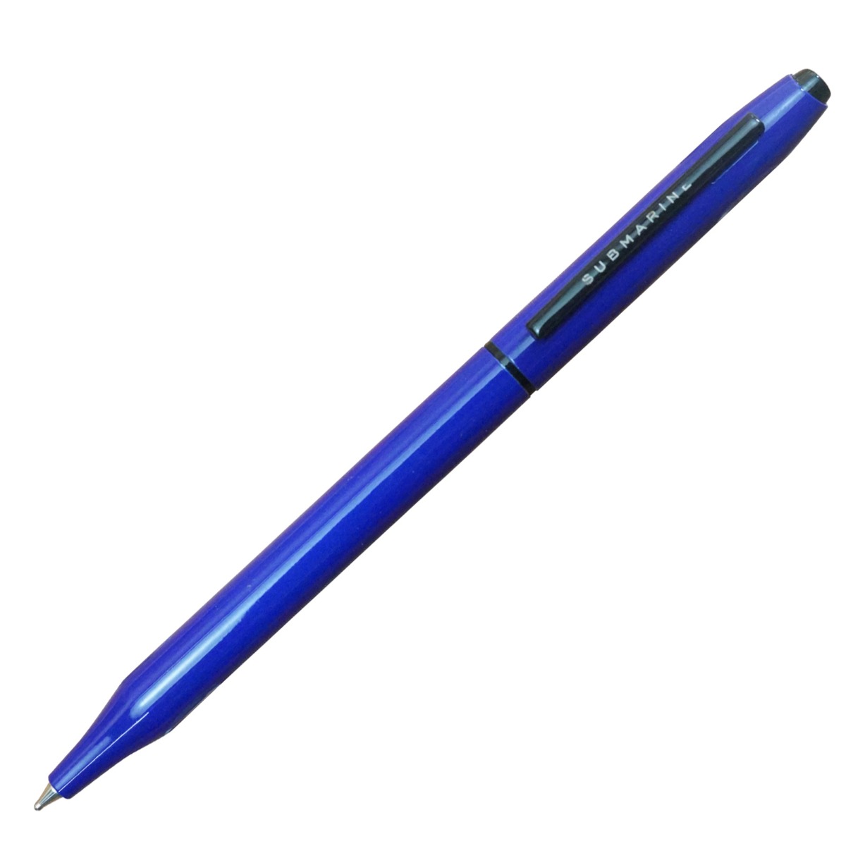 Submarine 922 Model:17349  Slim Dark Blue  Color  Body With Black Color Clip  Fine Tip  Twist  Type  Ball Pen 