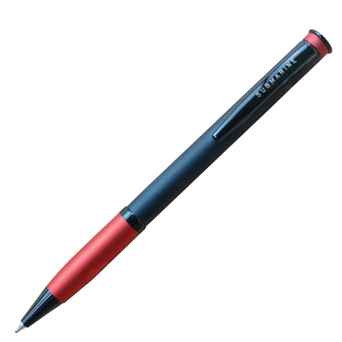 Submarine 872 Model:17356  Mat Black  Color  Body With  Red Color Design Fine Tip Twist Type Ball Pen 