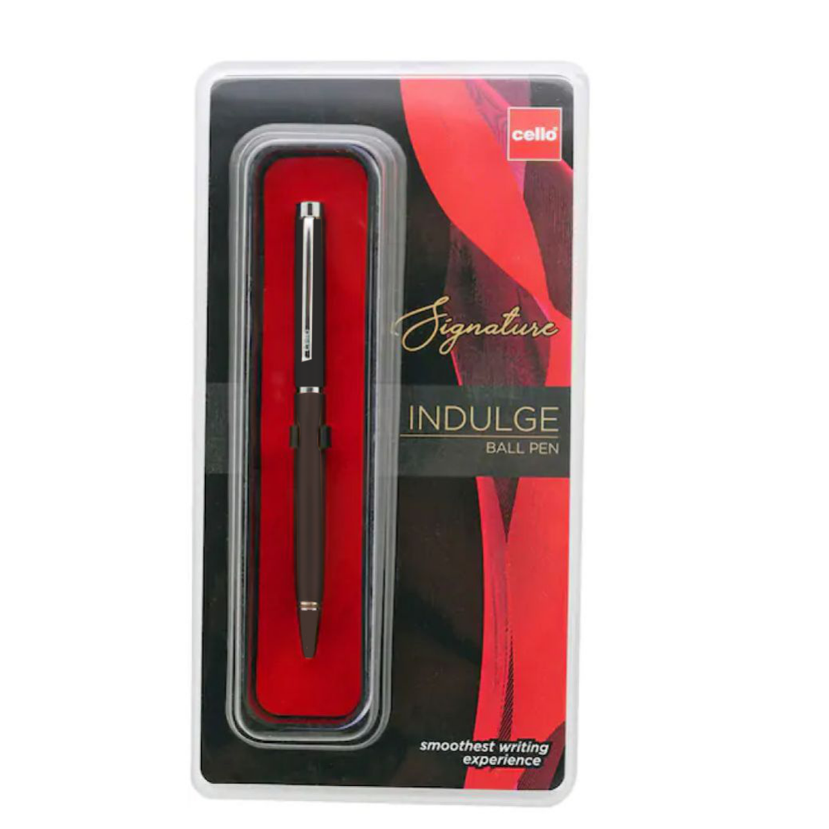 Cello Signature Indulge Model : 17358    Black  Color Body Twist type  Ball Pen 