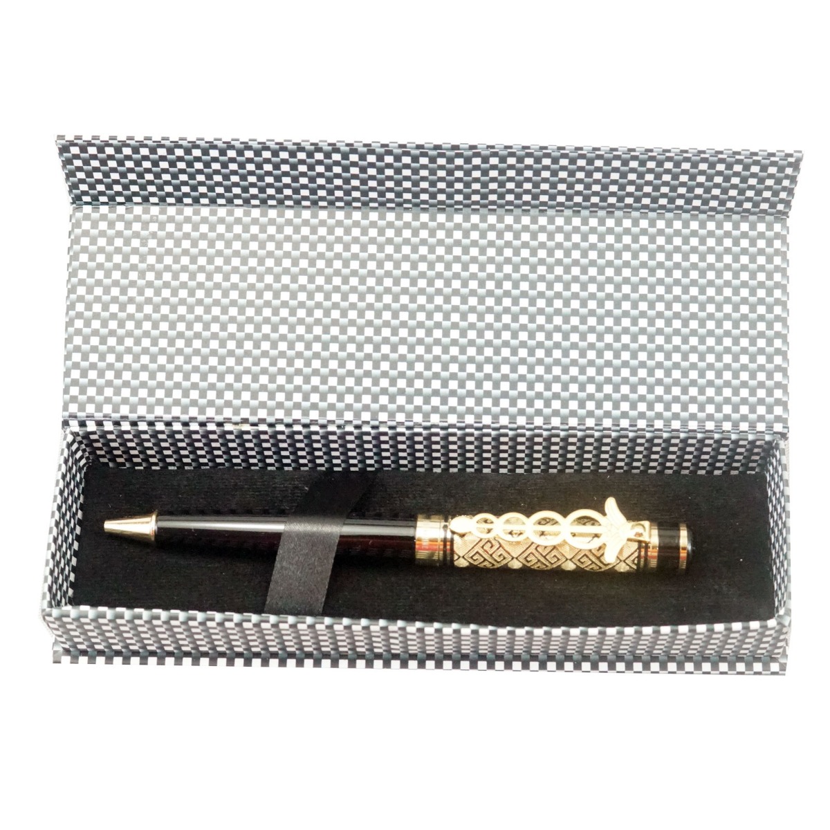 Submarine 1026 model : 17400 Black With Golden Desing With Doctor Simple  Twist Ball Pen  