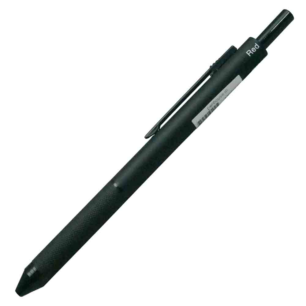 Penhouse Model : 17488  Mat Finish Black Color Body With Three Color Writing Clik Type Ball Pen With 0.5mm Pencil 