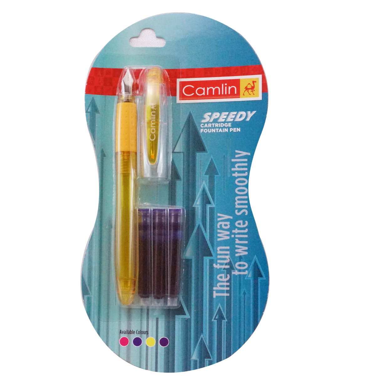 Camlin Speedy Model17618 Yellow Color Transparent Body Medium Nib