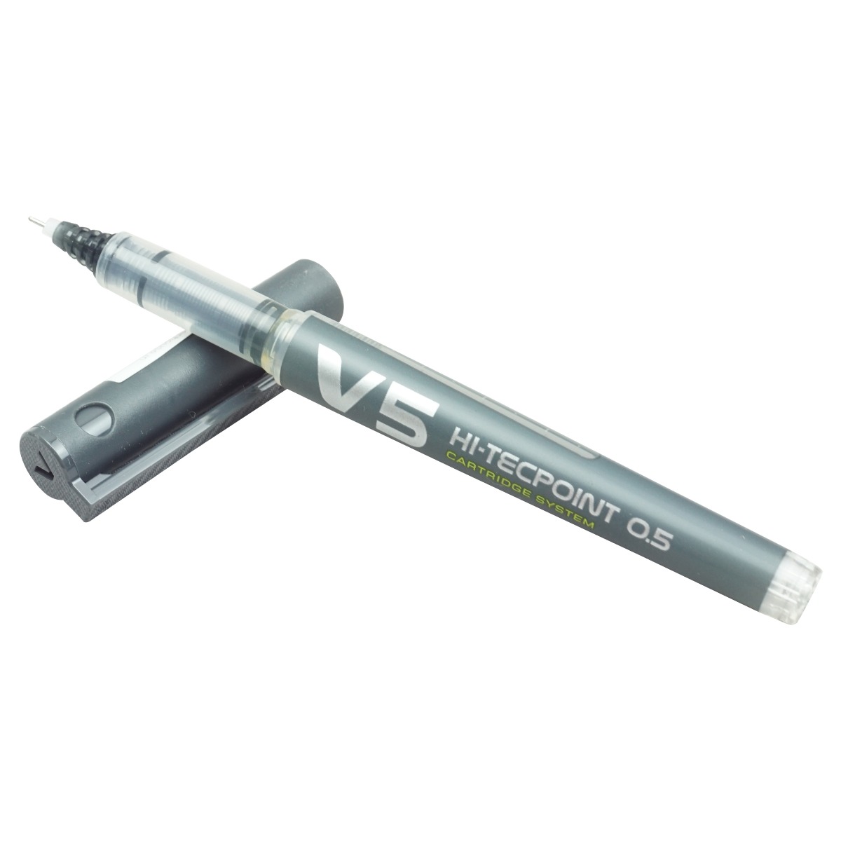 Pilot V5 Model : 17700  Black  Color Body With Black  Writting  0.5 mm