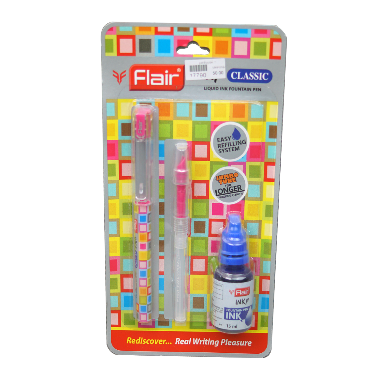 Flair Inky Classic Model17790 Pink Color Body With Easy Refilling 15