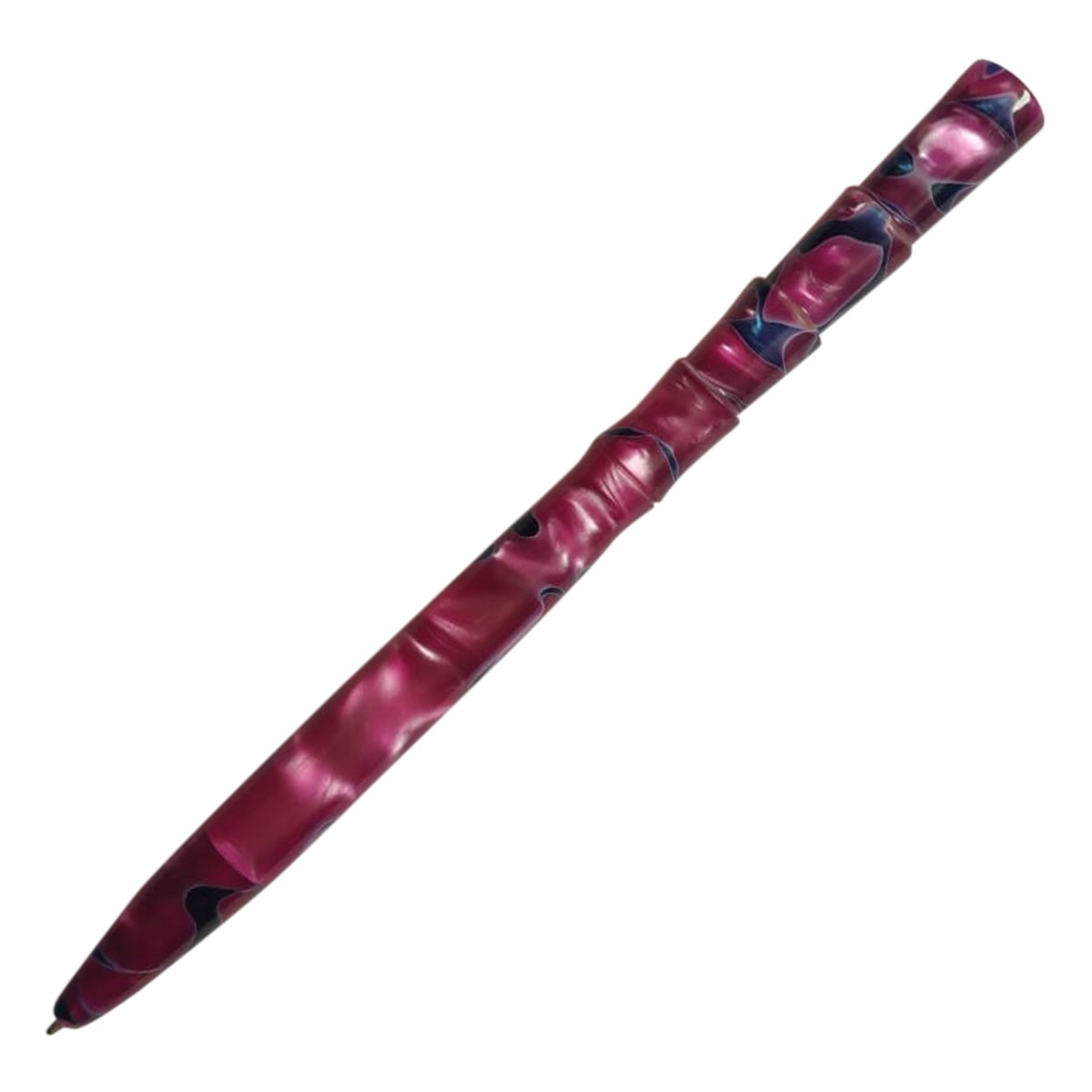Handmade Ranga Pens Marrown and white Colored Flat  Pointed Ultra Smooth Flow Medium Tip Desktop Ball Pen Model.No 17836
