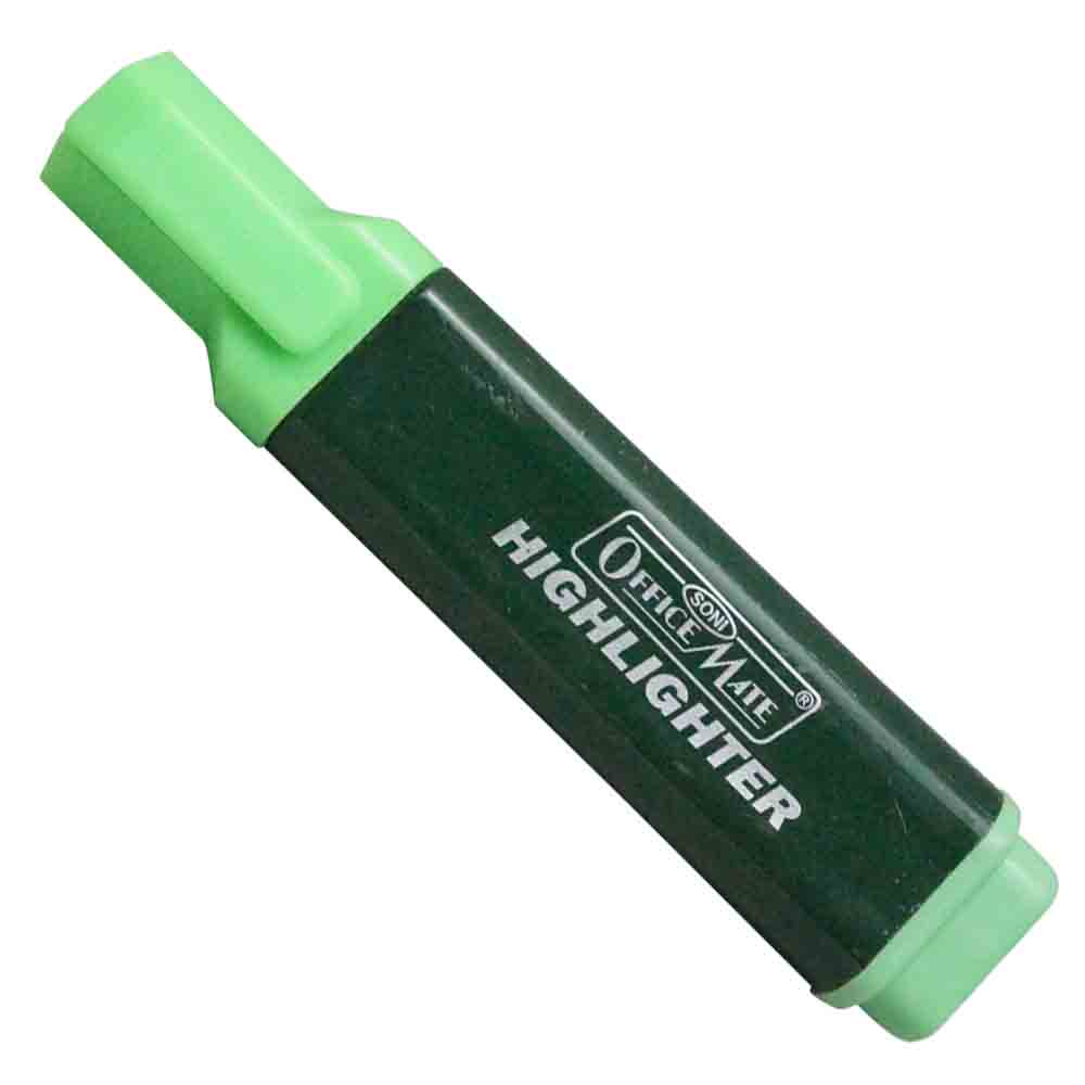 Office Mate Highlighter - Green Color Model No 17895