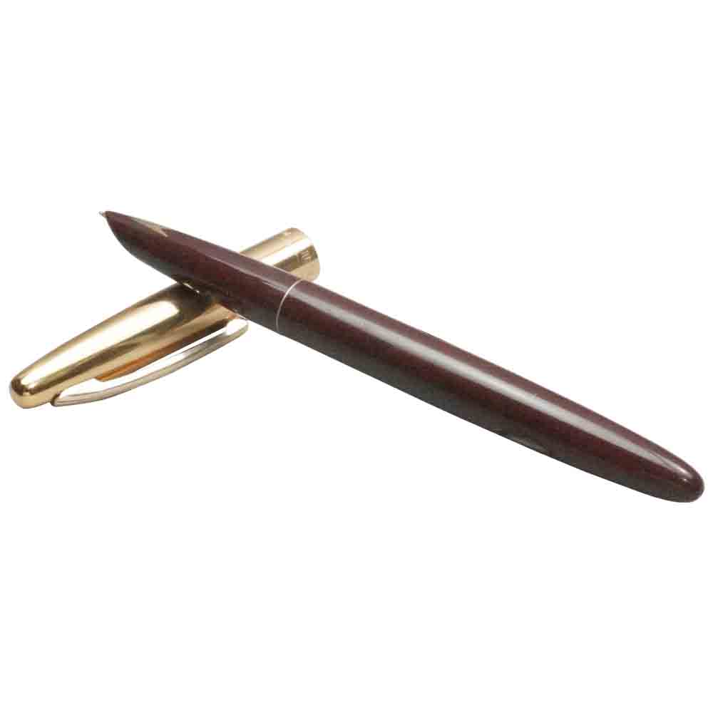 Hero 329 Fountain Pen - Merrown Color Body - Gold Color Cap Model: 17912
