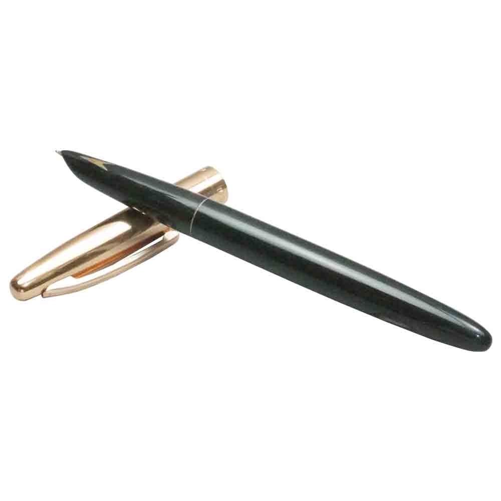 Hero 329 Fountain Pen - Black Color Body - Gold Color Cap Model: 17913