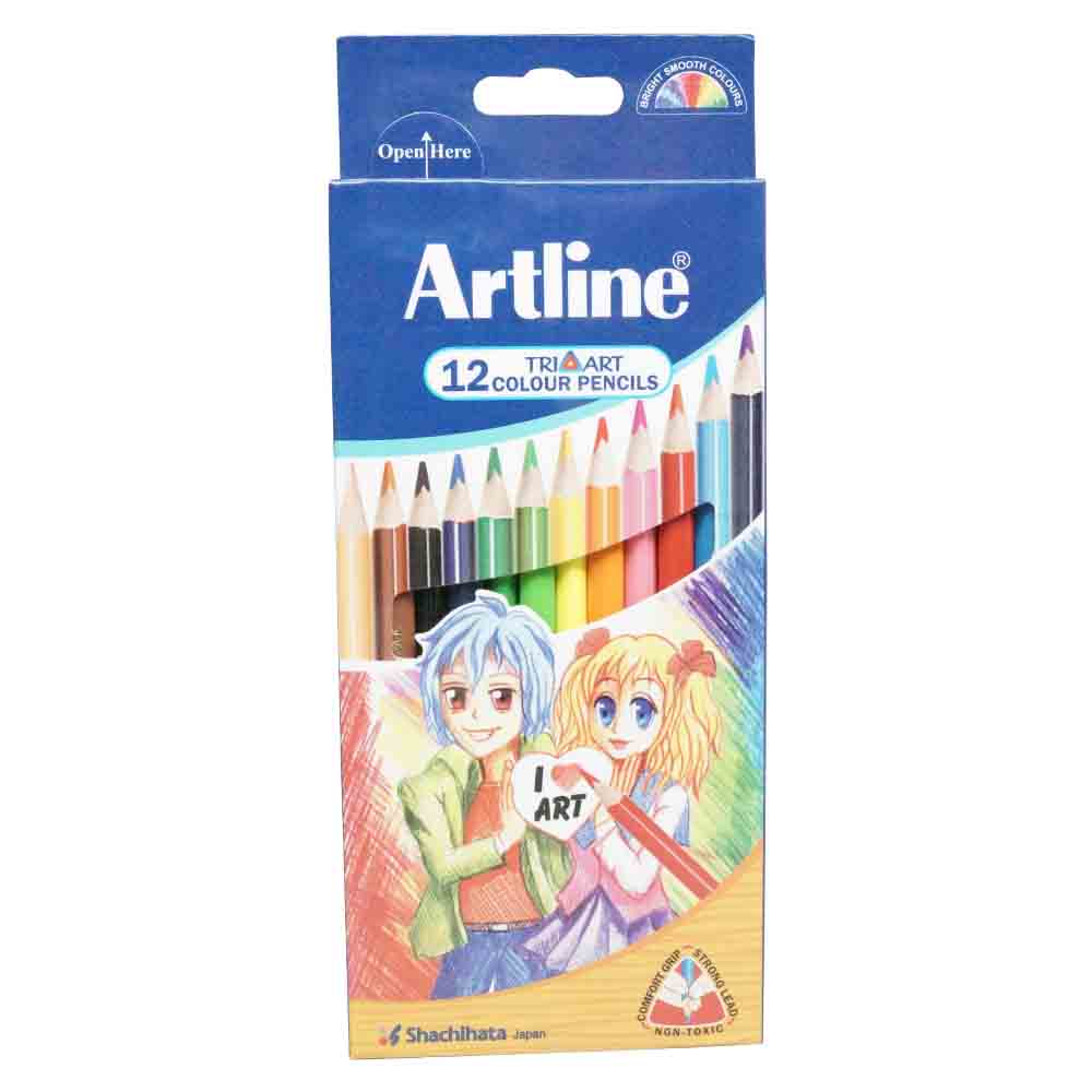 Artline 10 Color Pencils - Model No: 18047