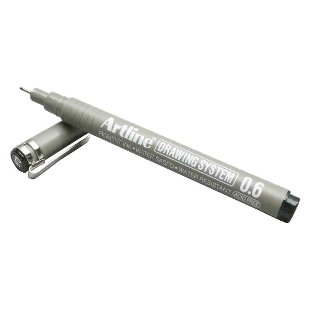 Artline Drawing System Technical Pens - 0.6mm Tip Model : 18055