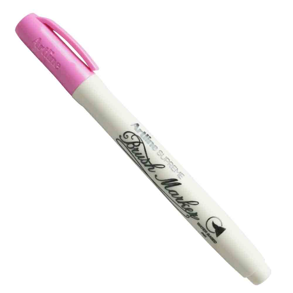 Artline Supreme Brush Marker - Pink color Model No: 18058
