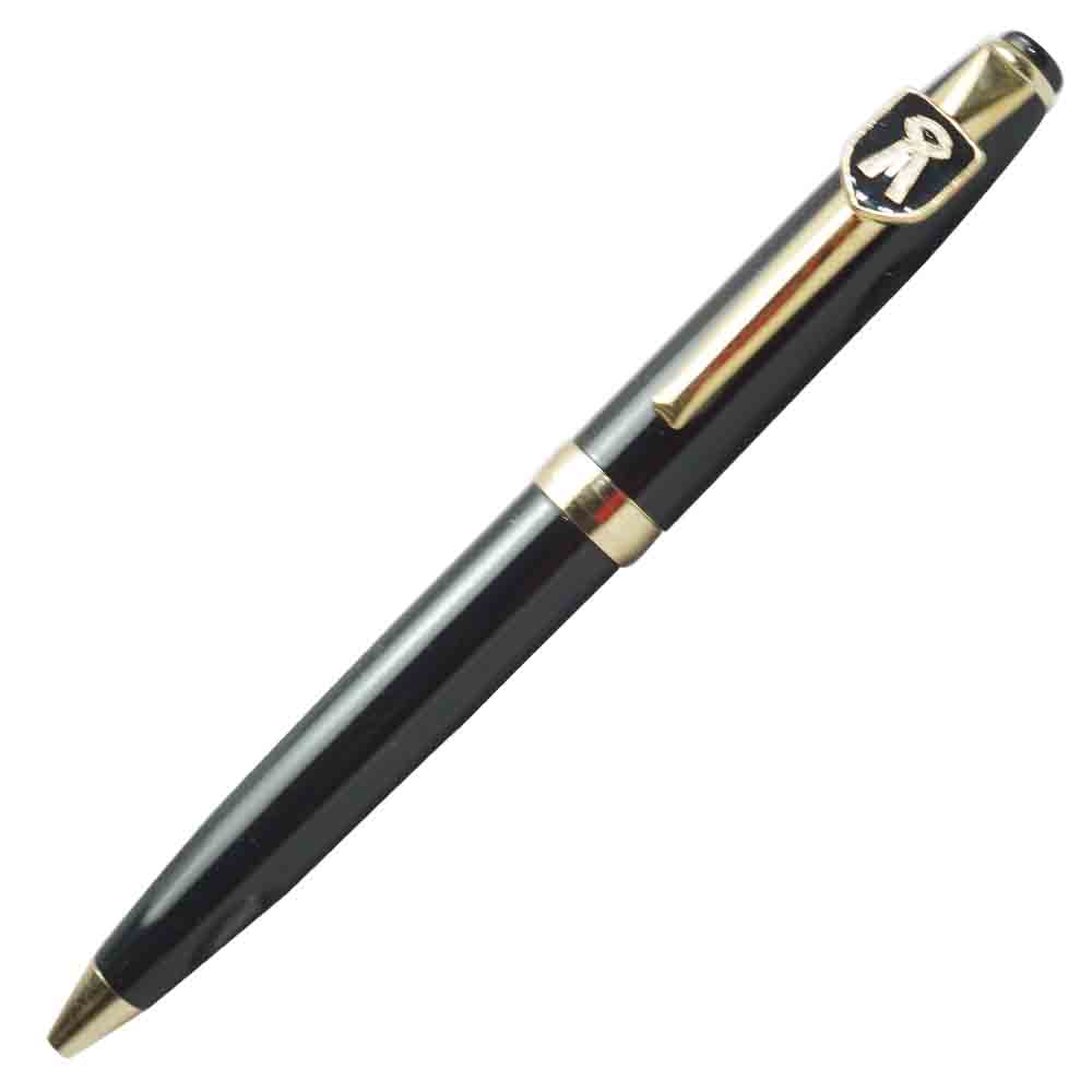 Penhouse.in Advocate Clip Black Body Black Cap Twist Ball Pen Model : 18291
