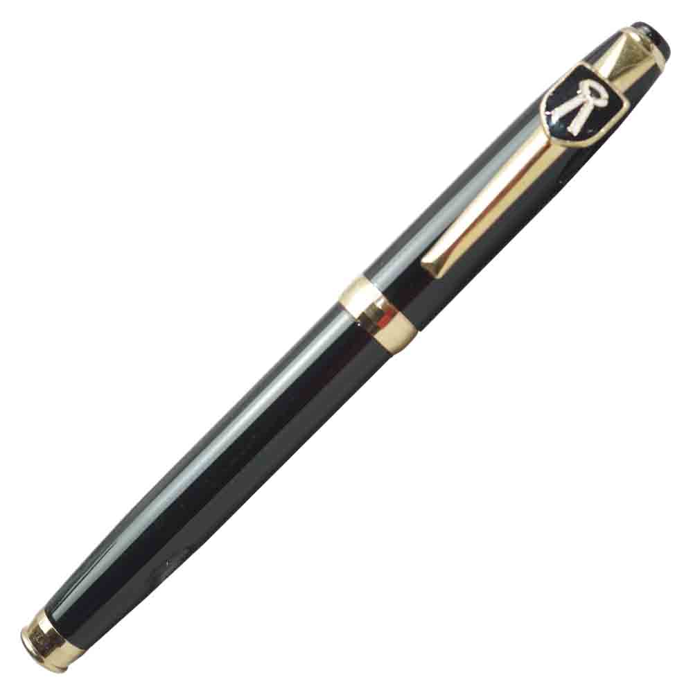 Penhouse.in Advocate Clip Black body and Cap Roller Ball Pen Model: 18294