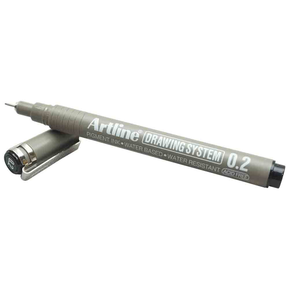 Artline Drawing 0.2mm Tip Technical Pen Model :18302