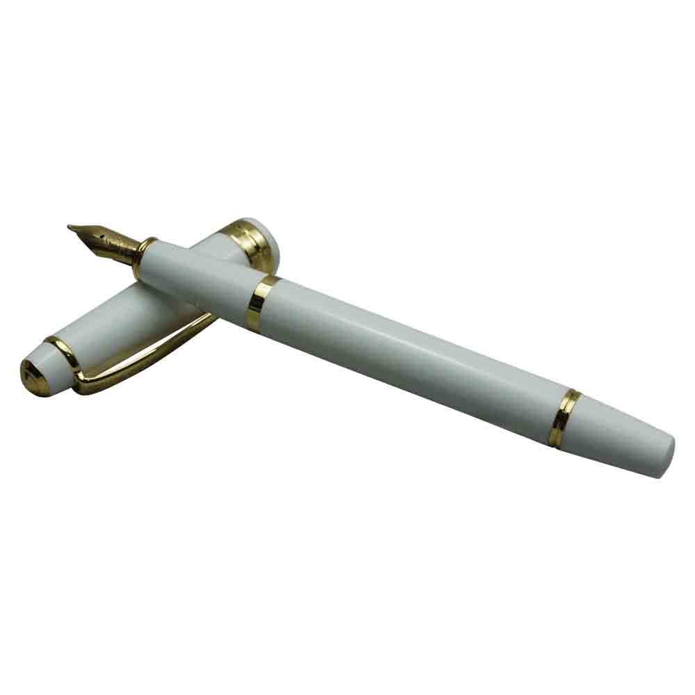 Cross AT0746-10MF -white Color Body and Cap Fountain pen Model 18437