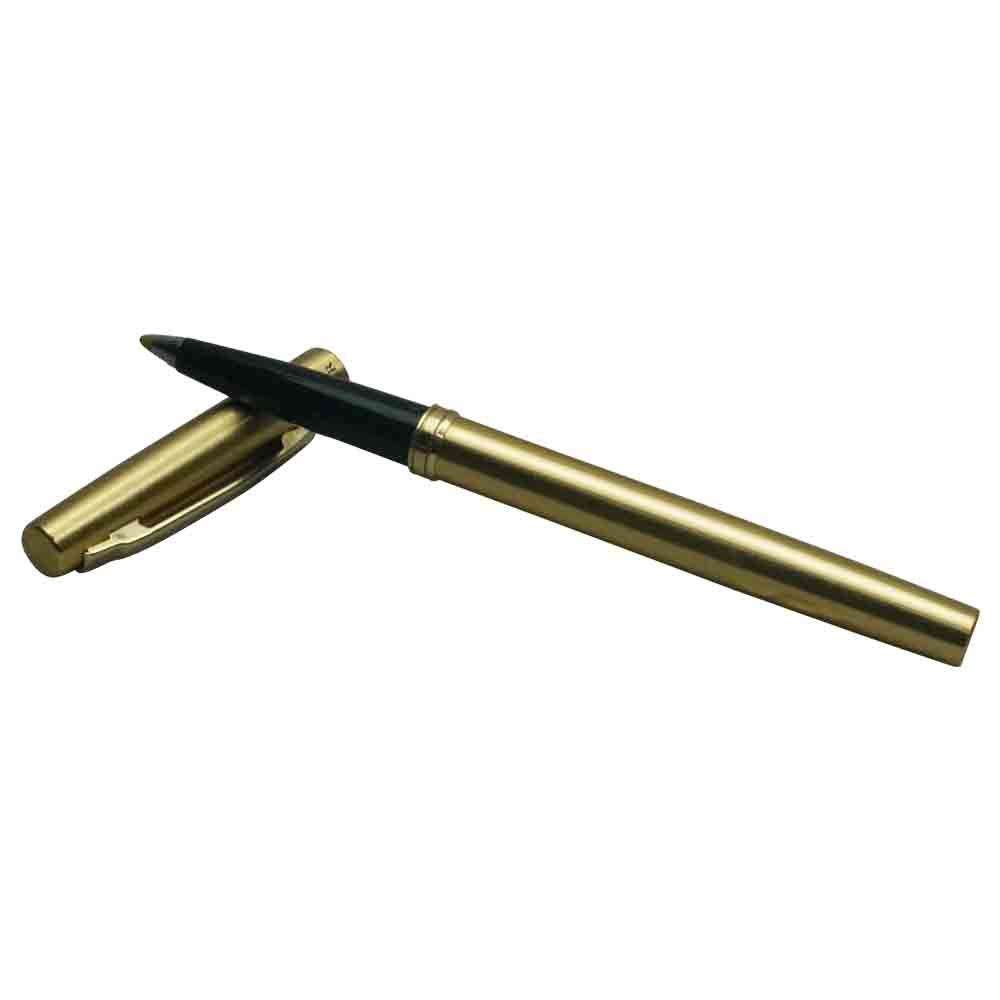 K-Nine Air Bender Dull Gold Roller Ball Pen ECO107 Model 18453