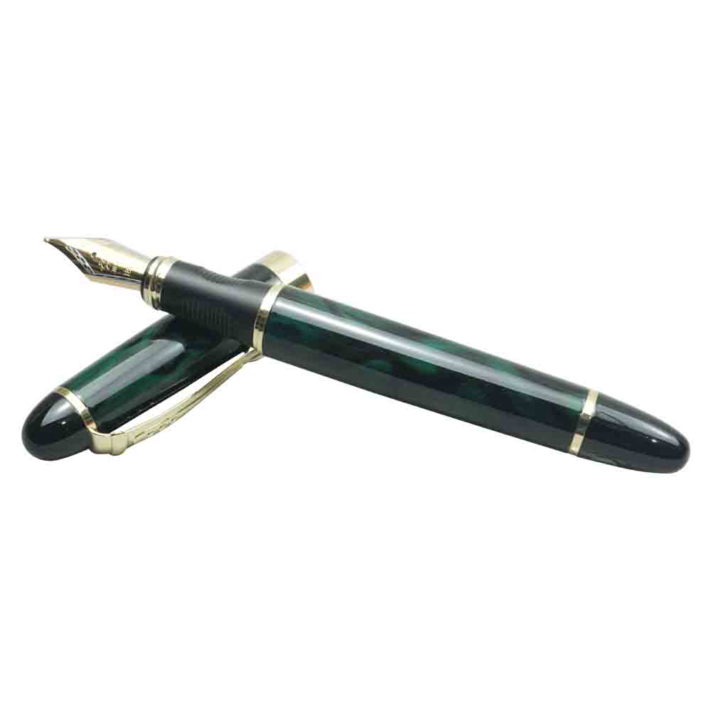 Jinhao X450 Green Marble Body and Cap Fountain Pen Model 18494