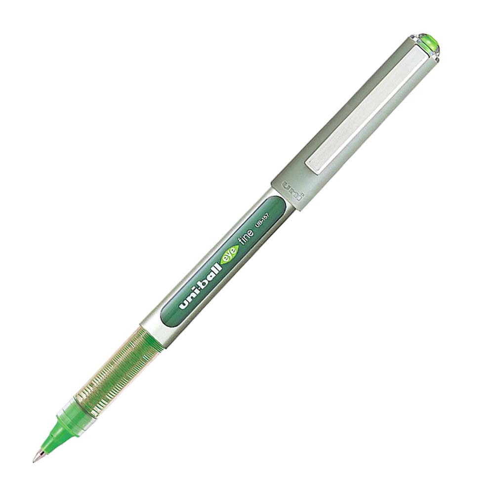 Uniball eye Fine UB-157 Light Green Fluid Ink Pen Model 18501