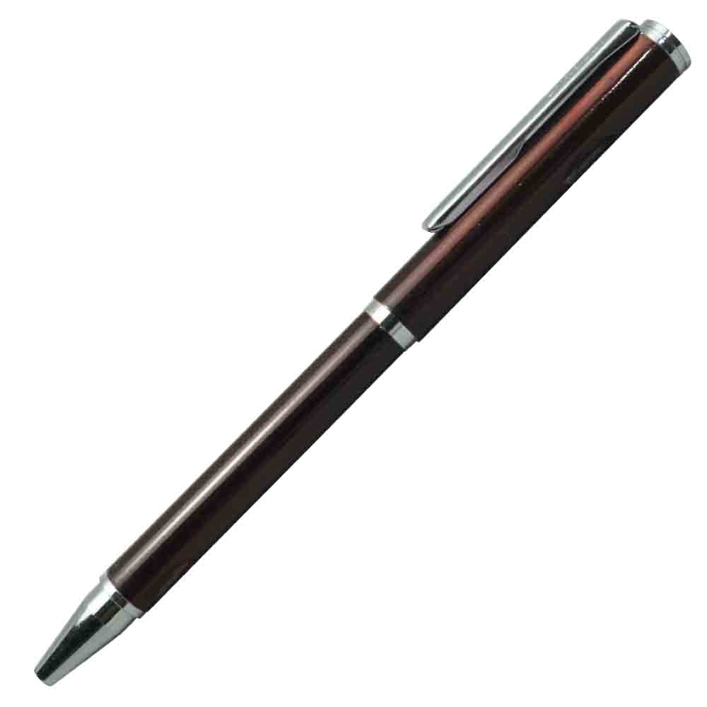 K-Nine Stainless Steel - Ammon -  Marrown Color Twist Ball Pen Model 18515