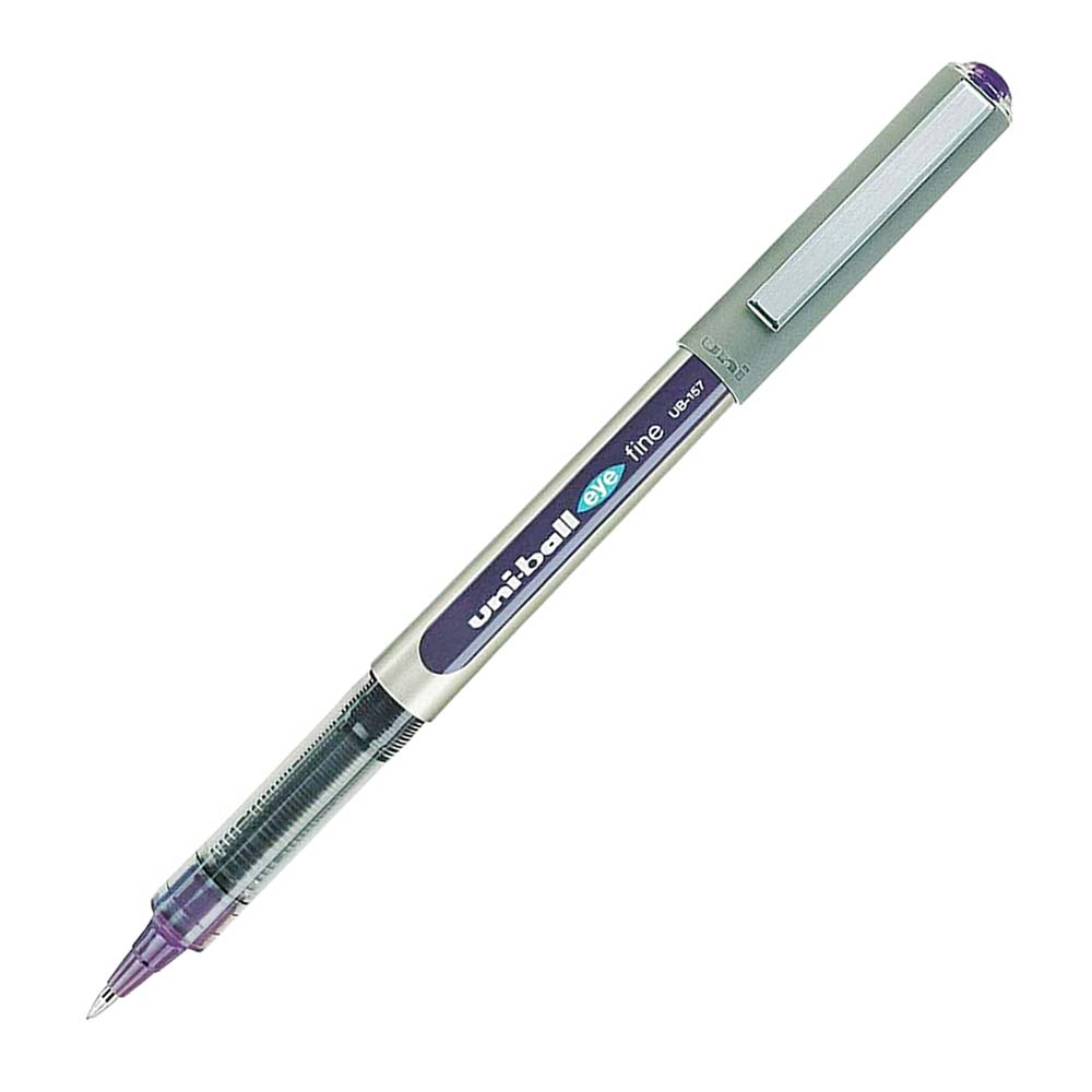 Uniball UB-157 - Violet Roller Ball Pen  Model 18535