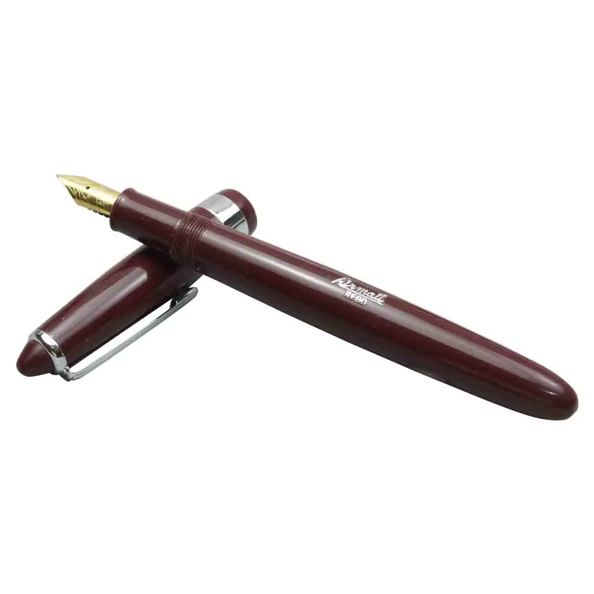 Airmail Wality 69LC Fine Tip Marrown Color Fountain Pen