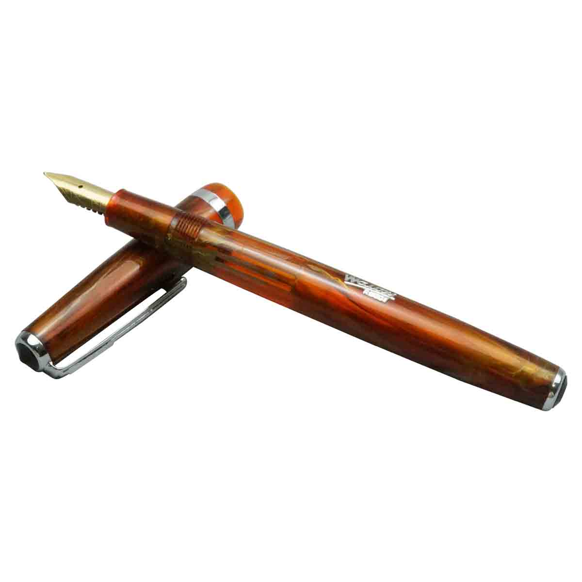 Airmail - Wality 78 - Fine Tip - Orange Color Body Fountain Pen Model 18558