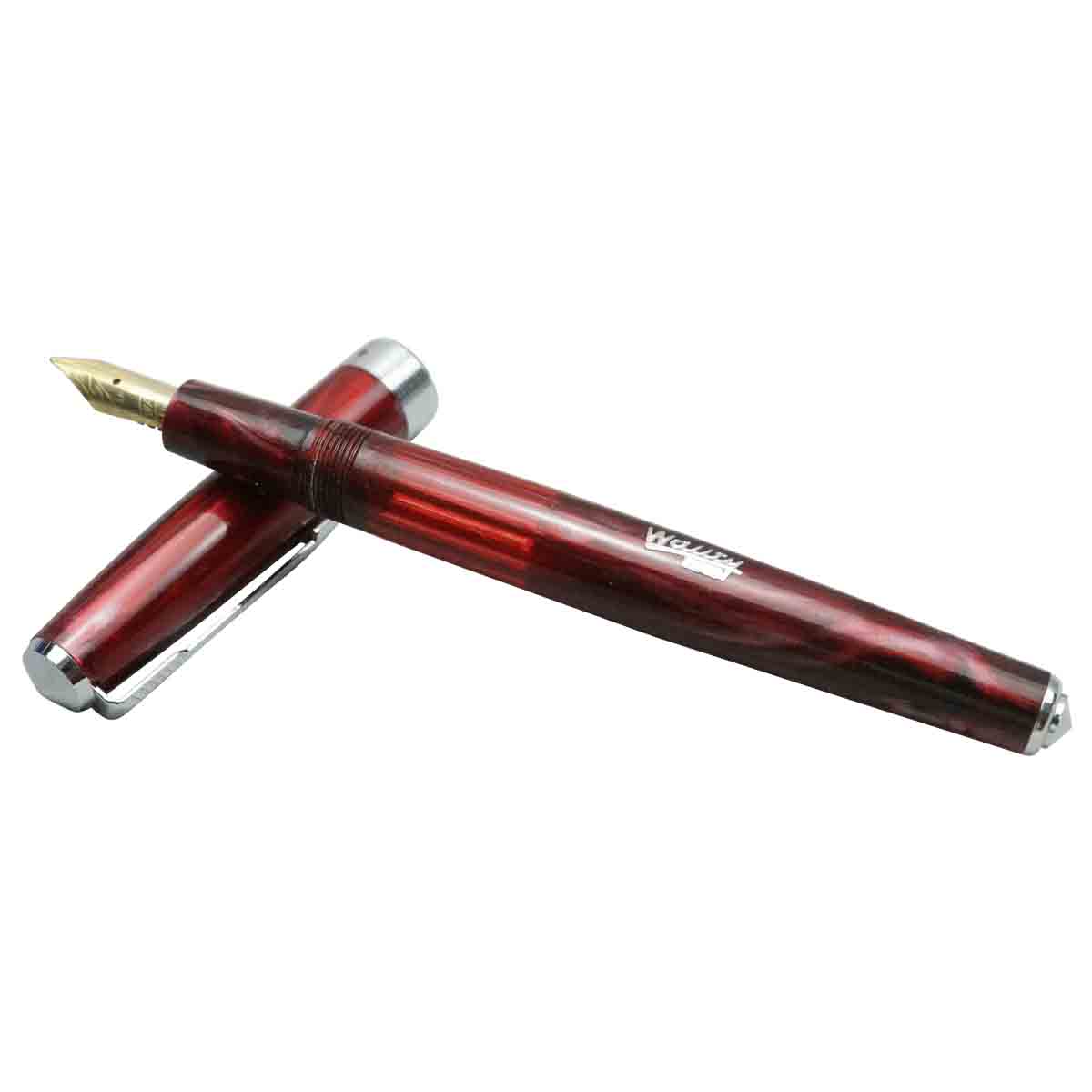 Airmail - Wality 55 - Fine Tip -30 Years Old Model Red Color Body Fountain Pen Model 18565