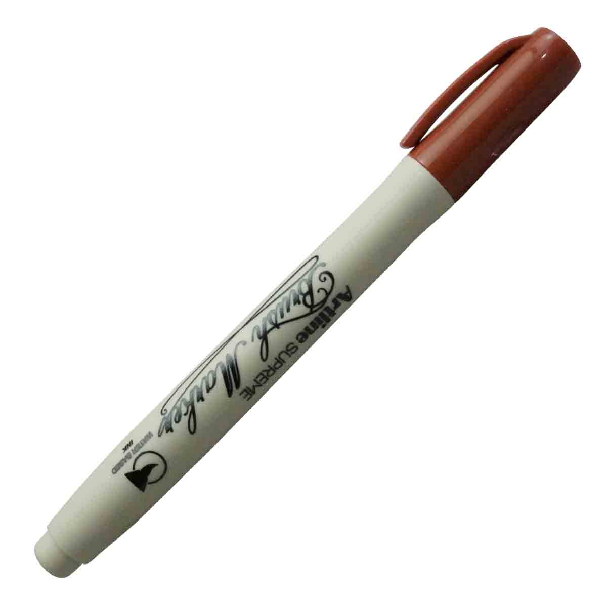 Artline Brush Marker - Brown Color Model 18642