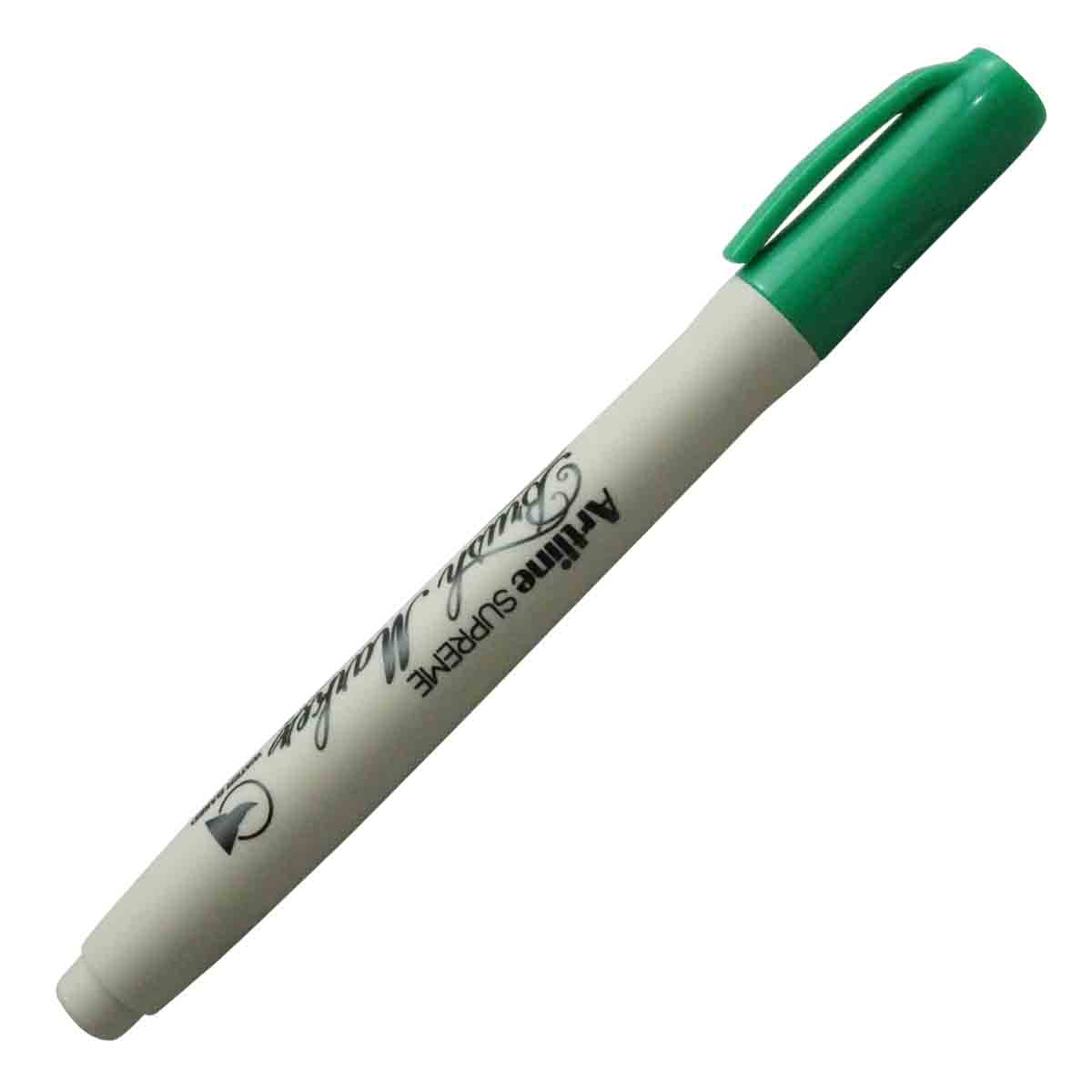 Artline Brush Marker - Green Color Model 18643