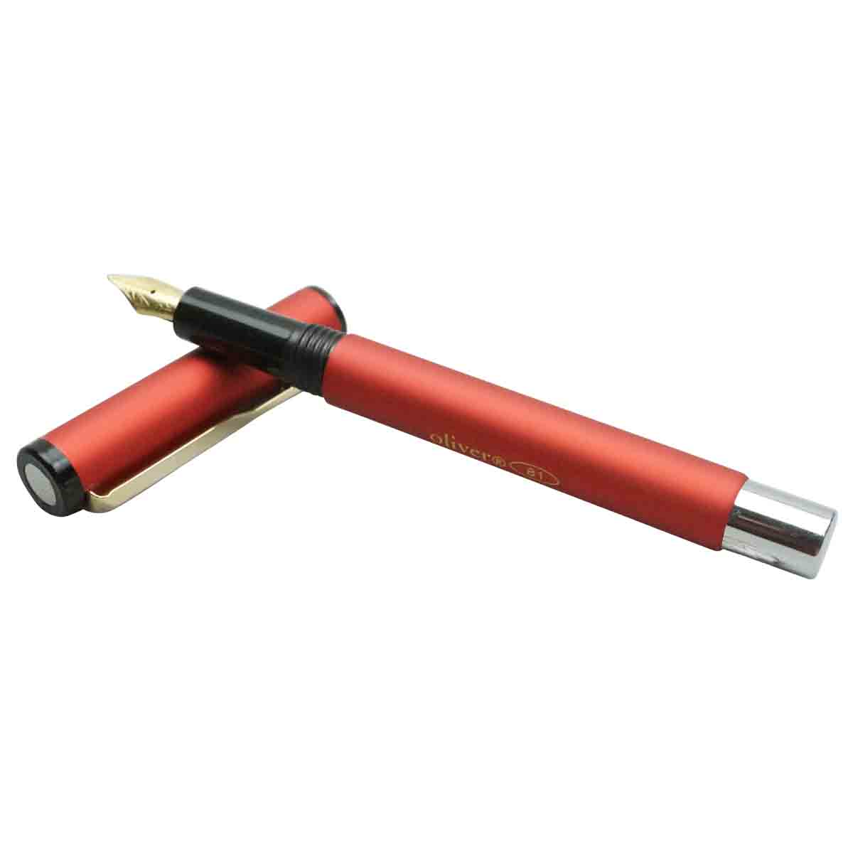 Oliver 181 Fancy Red Color Fountain Pen Model 18704