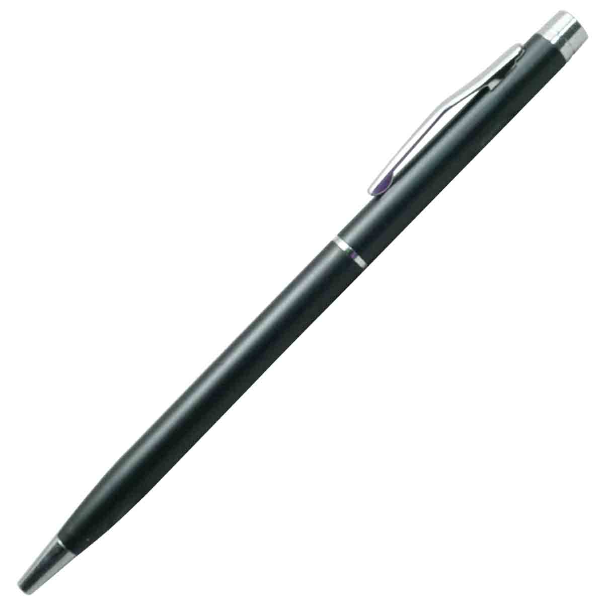 penhouse.in Black Body Silver Cap Ball Pen Model 18923