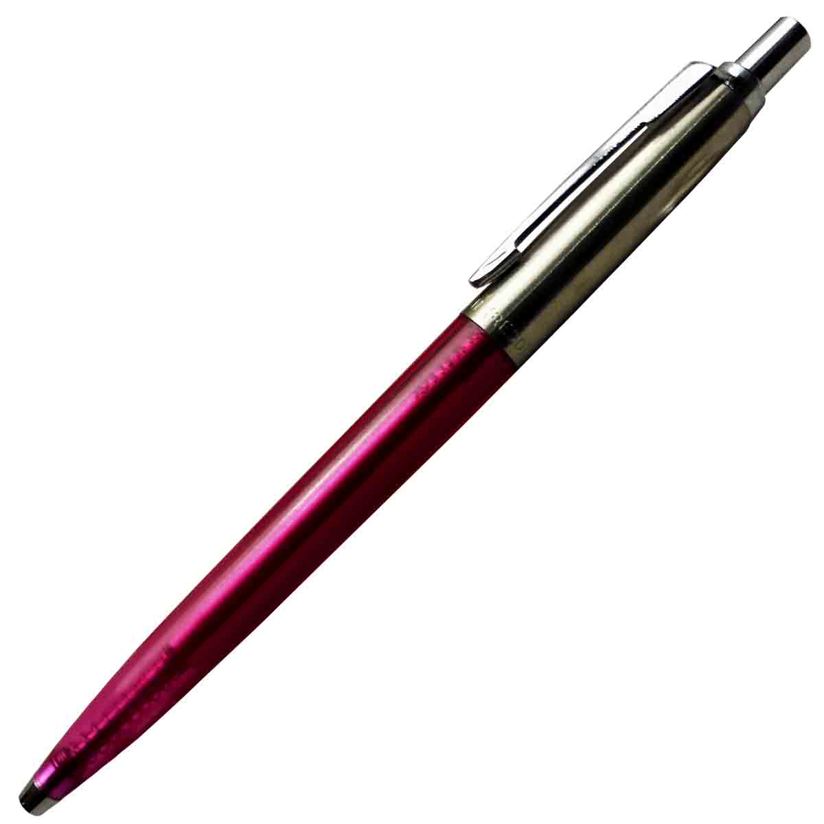 Wilson Transparent Pink Color Body With Medium Tip Retractable Ball Pen SKU 18991