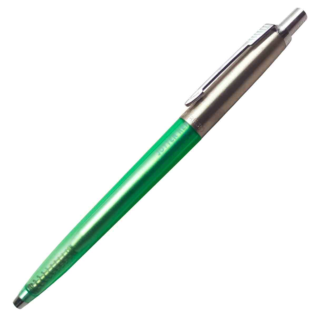 Wilson Light Green Transparent Color Body with Medium Tip Retractable Ball Pen SKU 19019