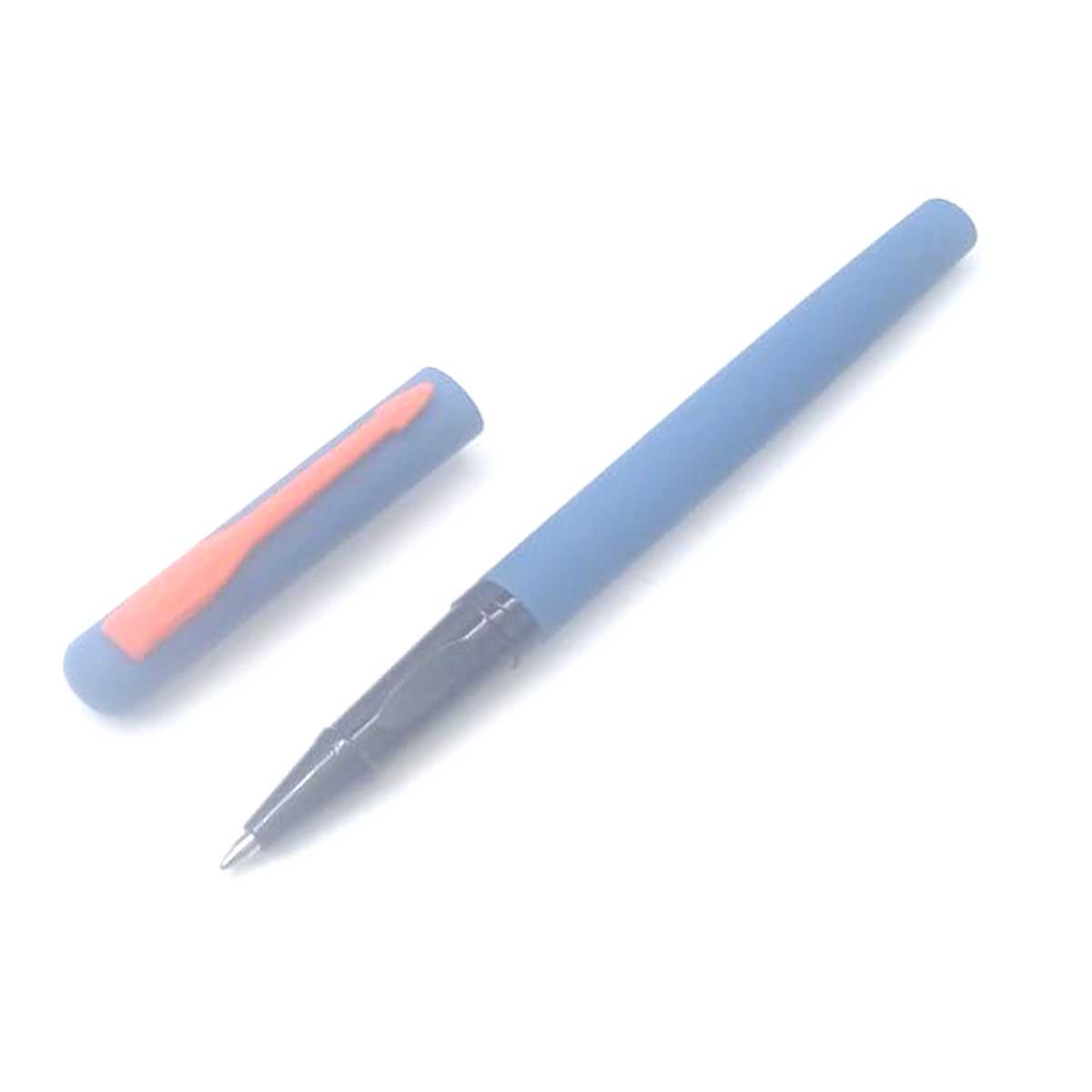Penhouse.in Blue Color Body With Orange Clip Cap Type Roller Ball Pen SKU 19583