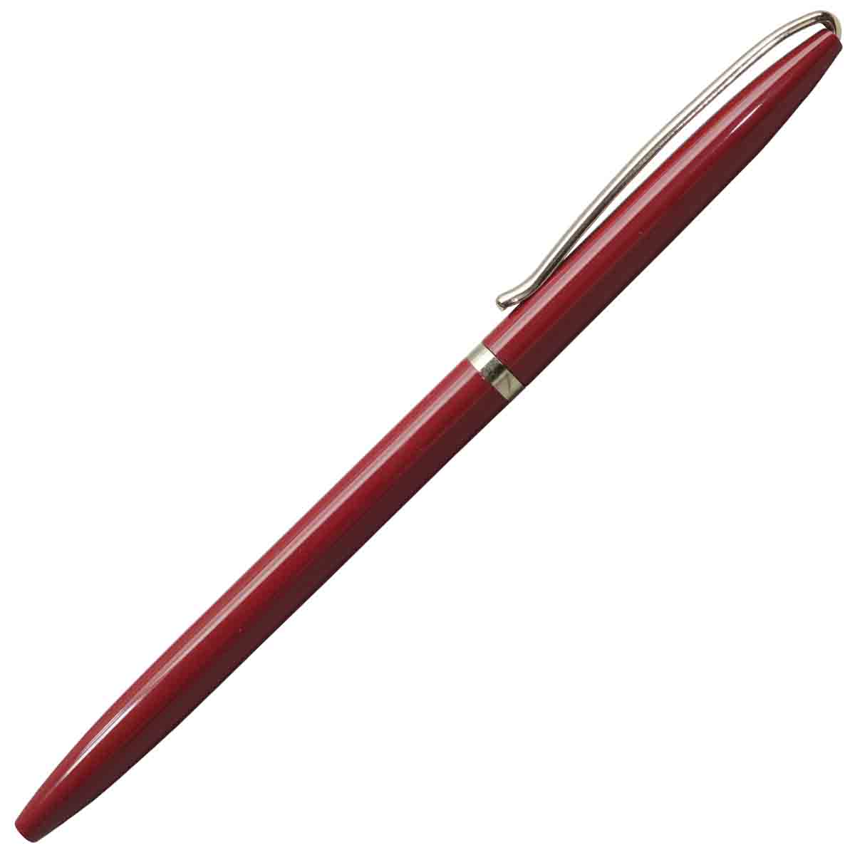 Submarine 917 Slim Red Color Body with Gold Clip Fine Twist Type  Ball Pen SKU 19674