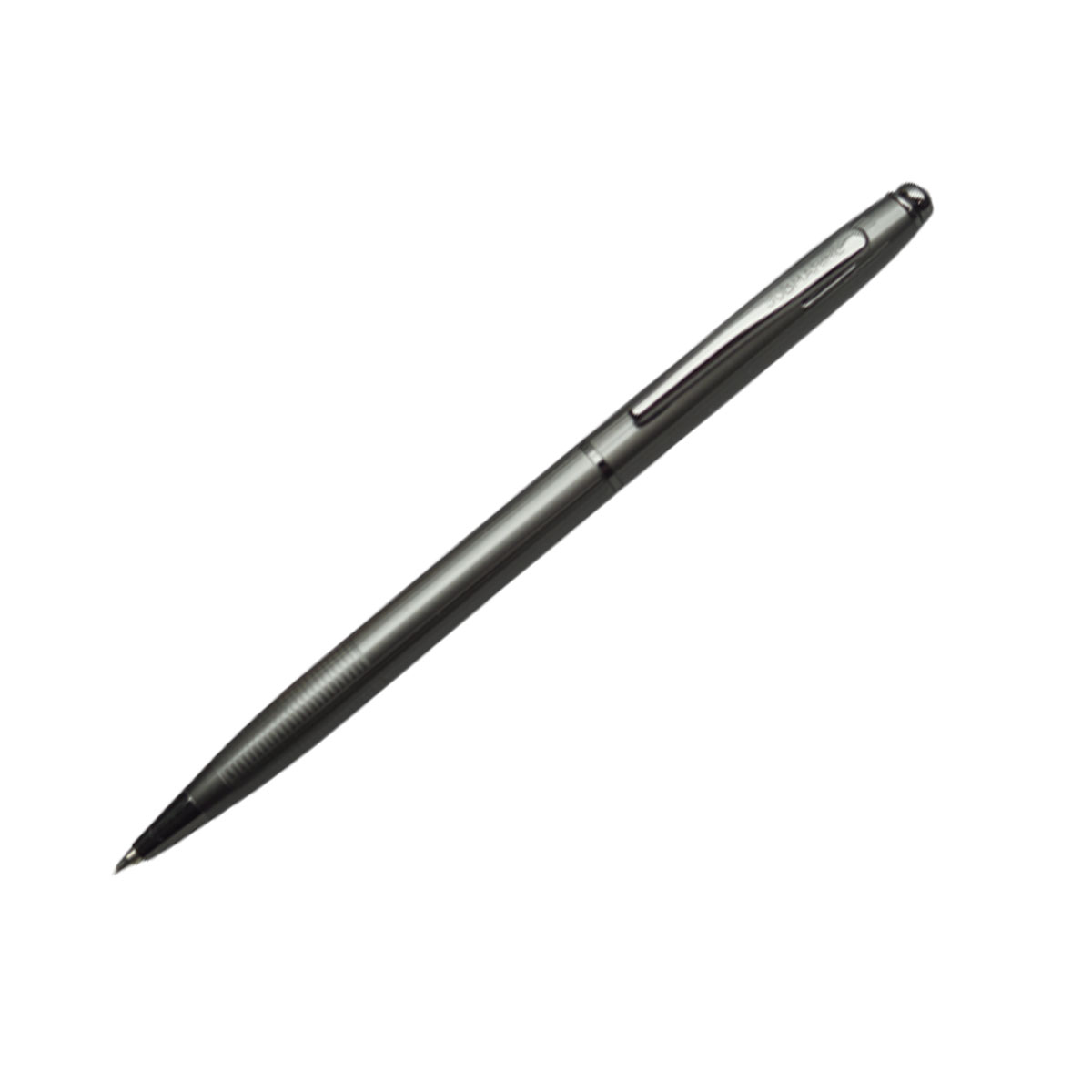 Submarine 1002 Swarovaki Gun Metal Body With Stone On Top Fine Tip Twist Type Ball Pen SKU 19898