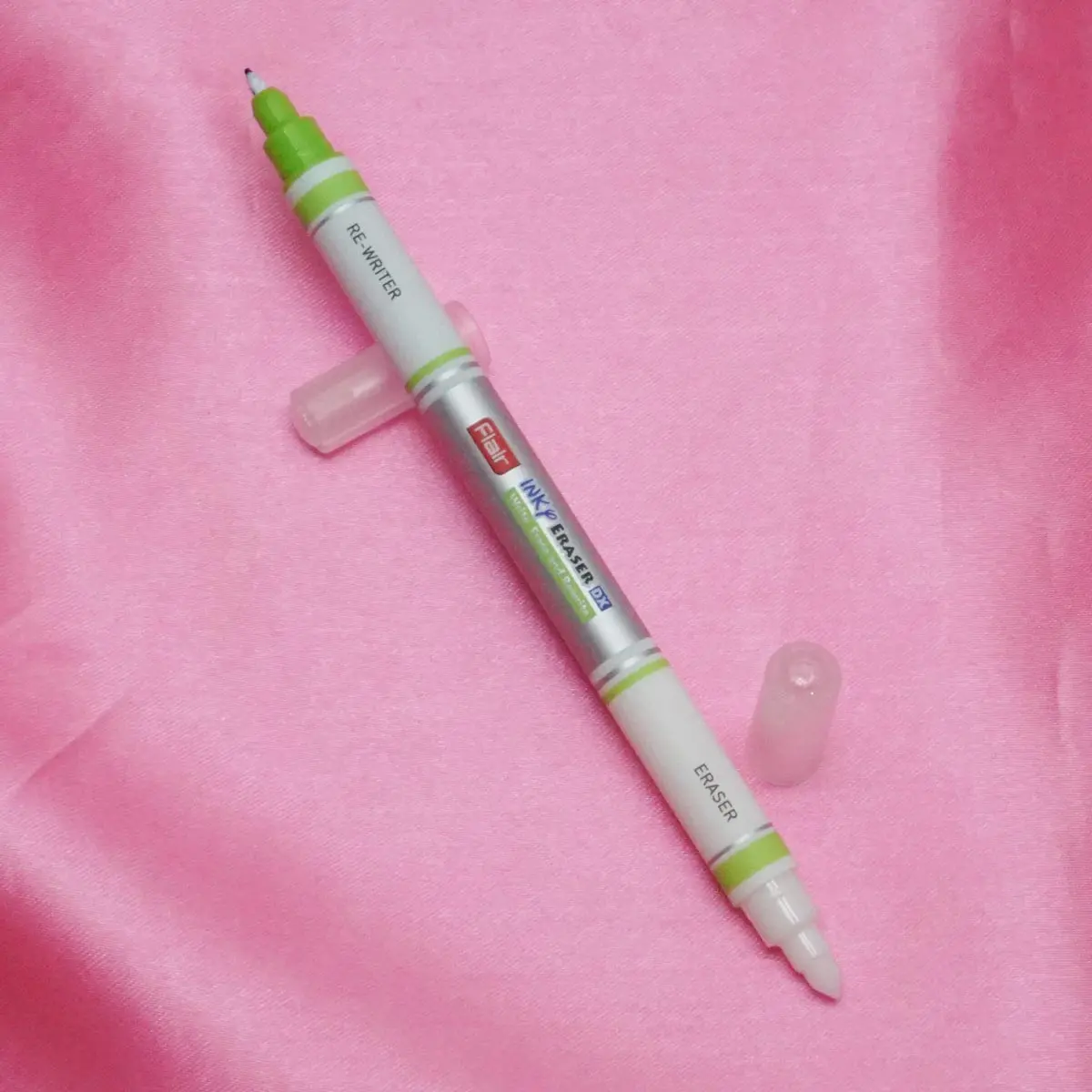 Flair Eraser Green Color Design Body Write,Erase and Rewrite