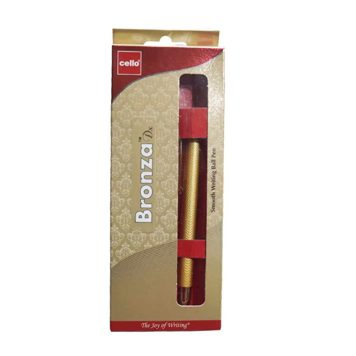 Cello Bronza Gold Designed Body With Fine Tip Click Type Ball Pen